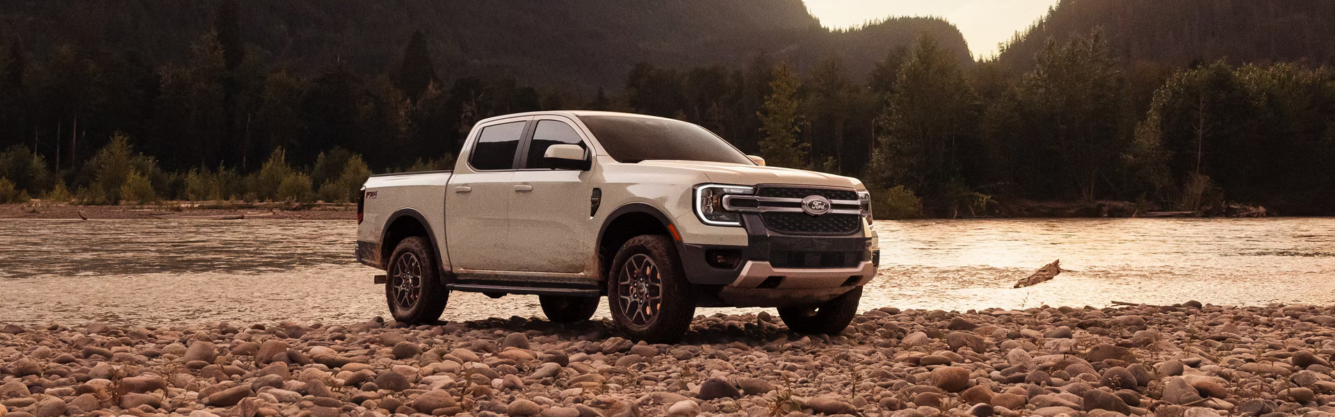2026 Ford Ranger Banner model on creek
