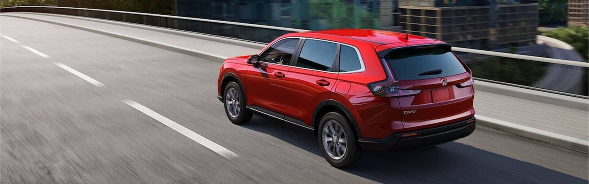 2026 Honda CR-V EX In Radiant Red Banner