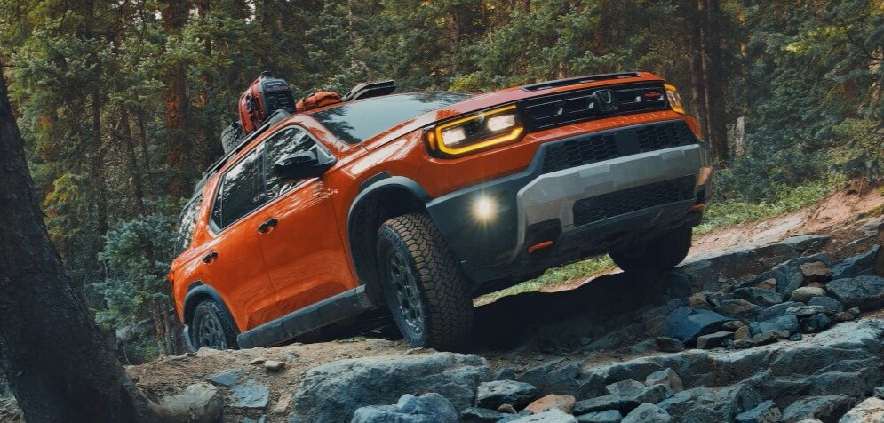 2026 Honda Passport TrailSport Elite In Sunset Orange - Feature Image
