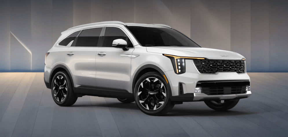 2026 Kia Sorento EX In Ivory Silver - Feature Image
