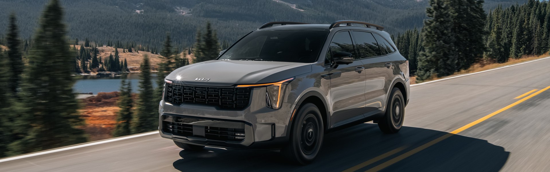 2026 Kia Sorento Mountain Driving Banner