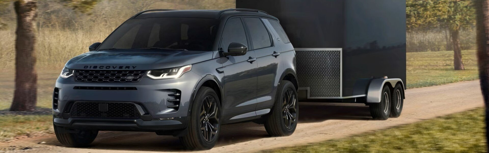 2026 Land Rover Discovery Sport pulling a trailer Banner