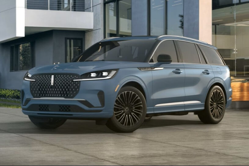 2026 Lincoln Aviator Black Label In Whisper Blue Metallic Clearcoat - Feature Image