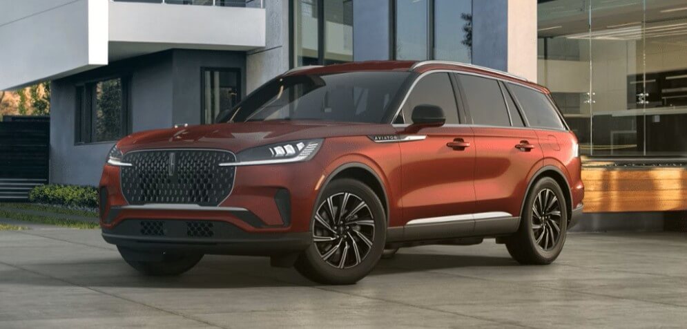 2026 Lincoln Aviator Premiere In Red Carpet Metallic Tinted Clearcoat - Feature Image