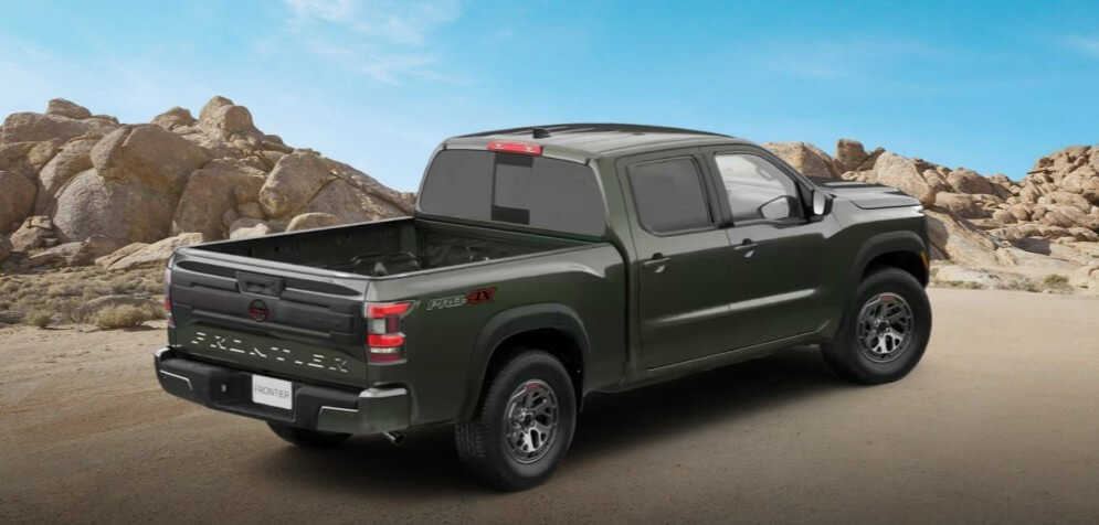 2026 Nissan Frontier Crew Cab PRO-4X® Long Bed In Tactical Green Metallic - Feature Image