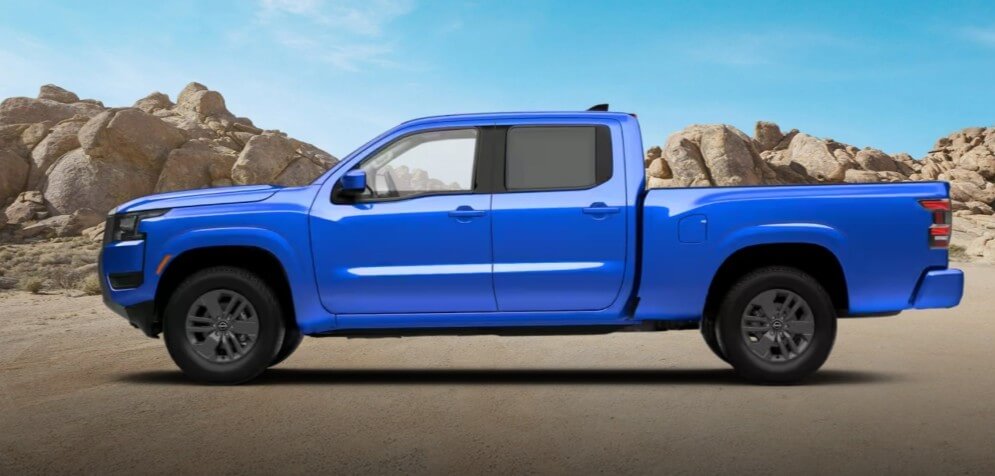 2026 Nissan Frontier Crew Cab SV Long Bed In Bluestone Pearl - Feature Image