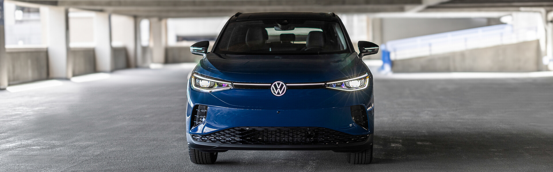 2026 Volkswagen ID.4 Front View Parking Garage Banner