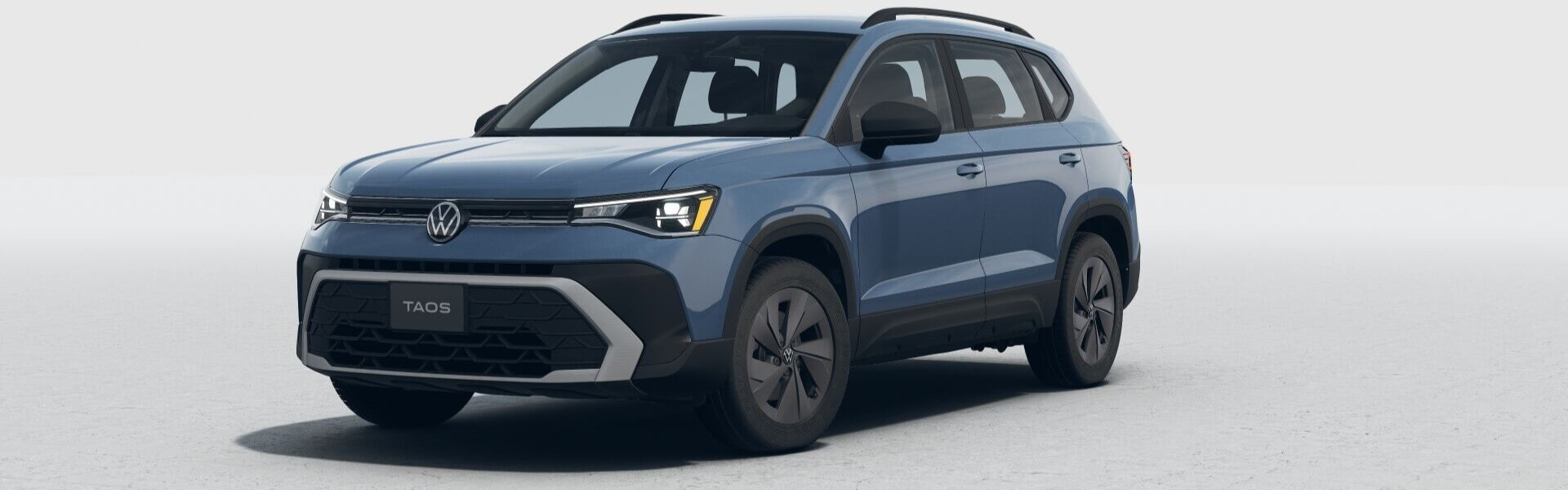 2026 Volkswagen Taos S In Monterey Blue Pearl Metallic Banner