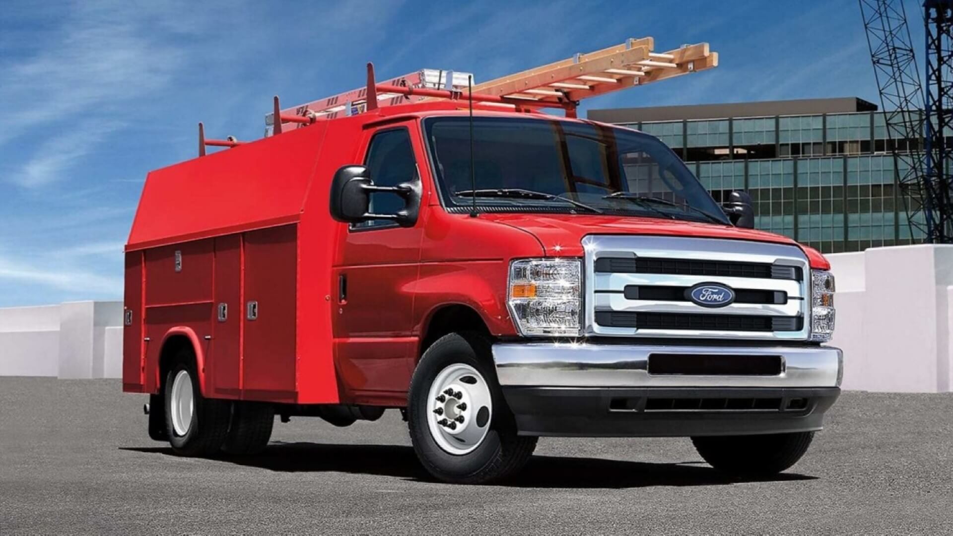 2027 Ford E-Series Cutaway Commercial Vehicle Design - Feature Image