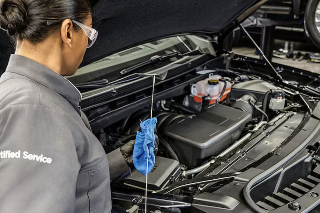 Buick GMC oil change Feature