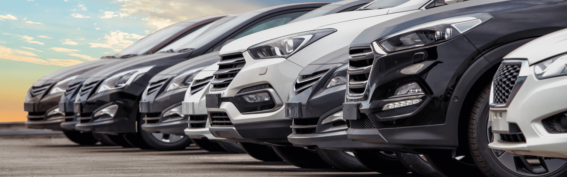 Car Lifestyle - Used Cars On Lot Banner
