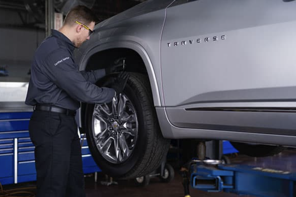 Chevrolet tire rotation feature