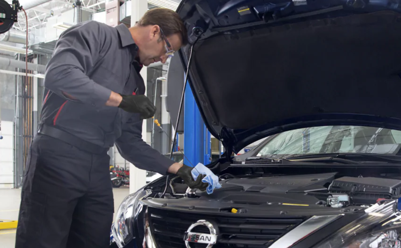 Nissan Oil change inspection