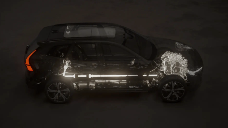 Polestar Engineered Vehicle view of the engine