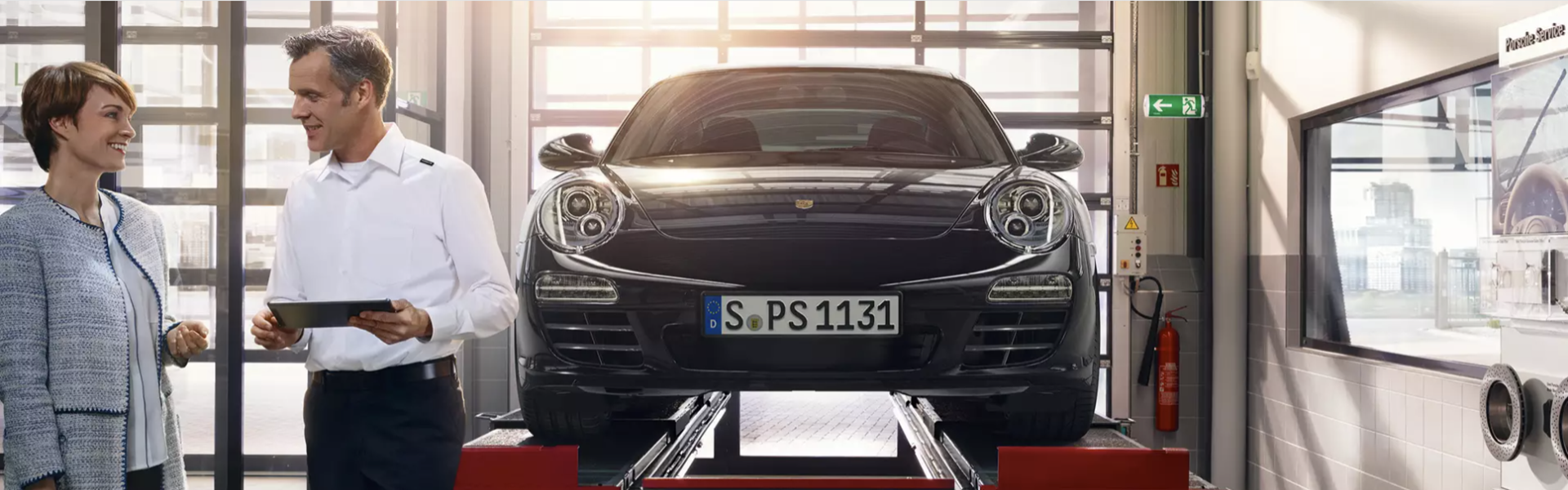 Porsche Maintenance Service Banner