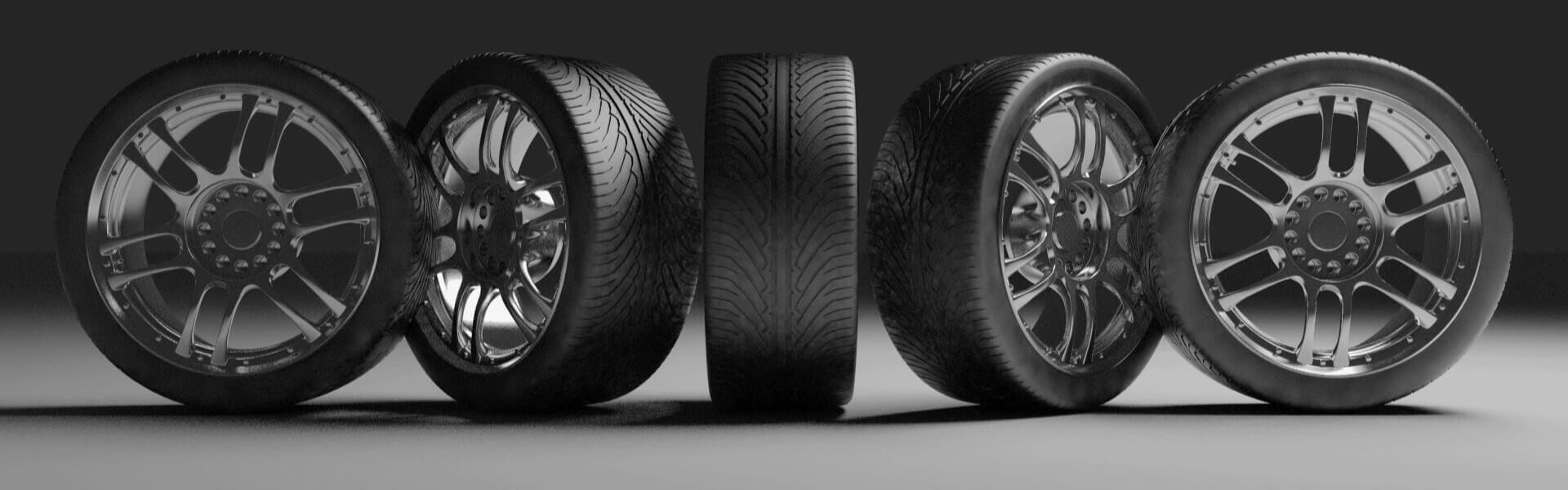 Service - Tires in a Row Banner