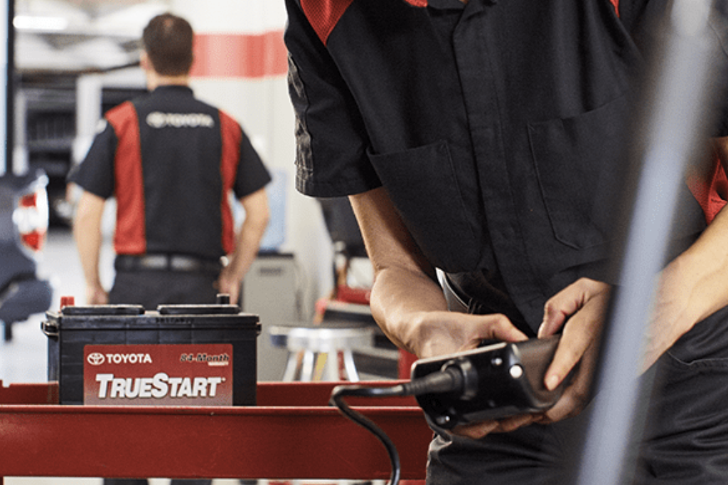 Toyota Battery Service Service Center Feature