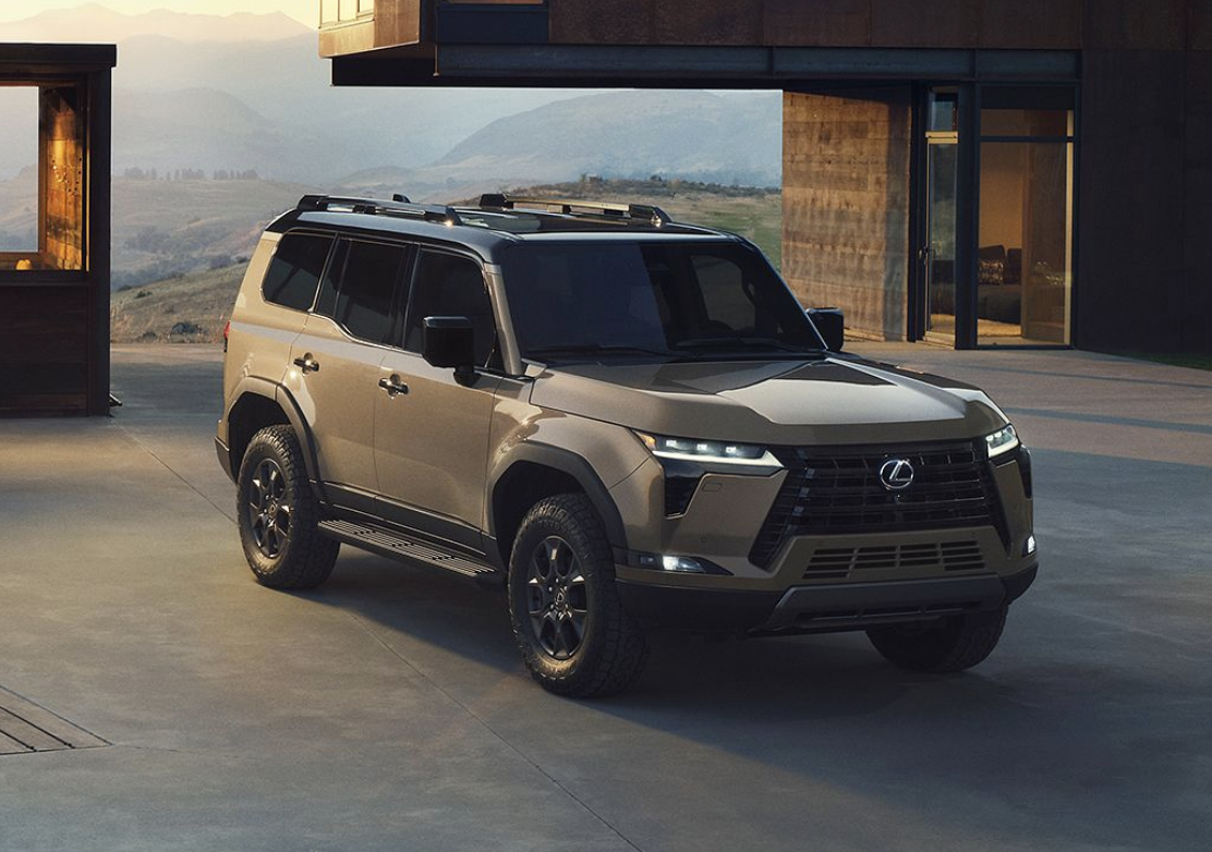 used Lexus GX parking indoor side view